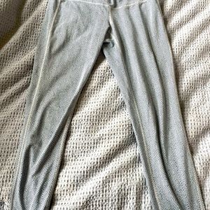 Chevron Blue Athleta Leggings